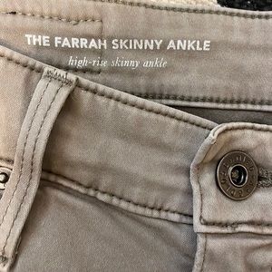 Ag skinny leg ankle Farrah  pants
